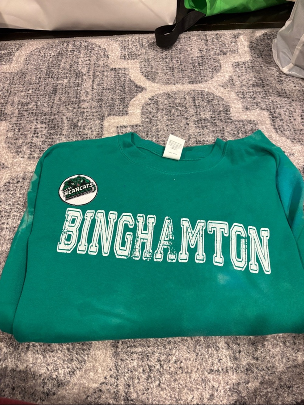 Binghamton Green Crewneck Sweatshirt